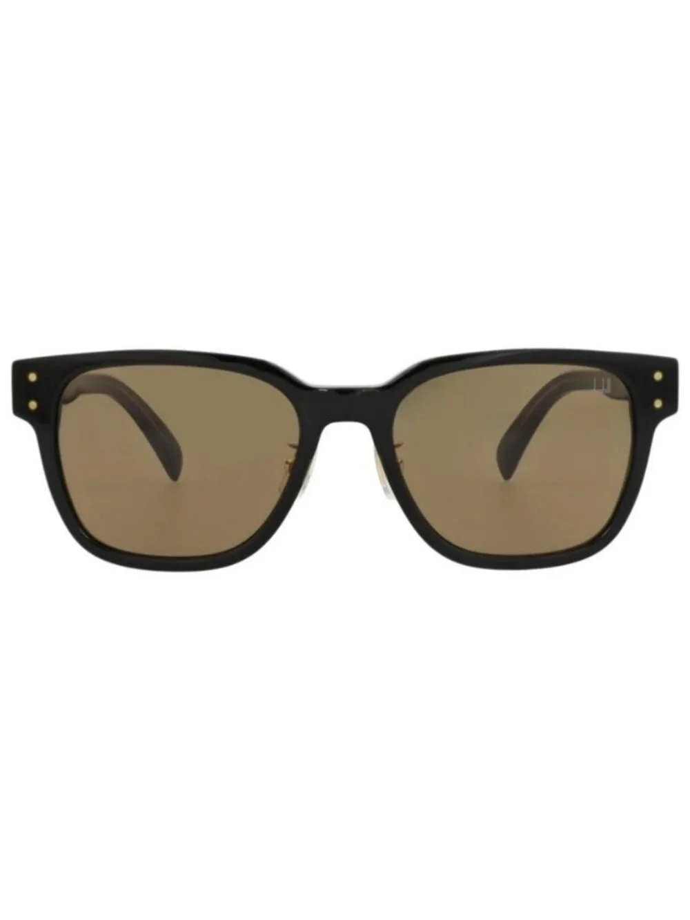New Dunhill Mens Square/Rectangle Black Black Brown Fashion Designer Sunglasses